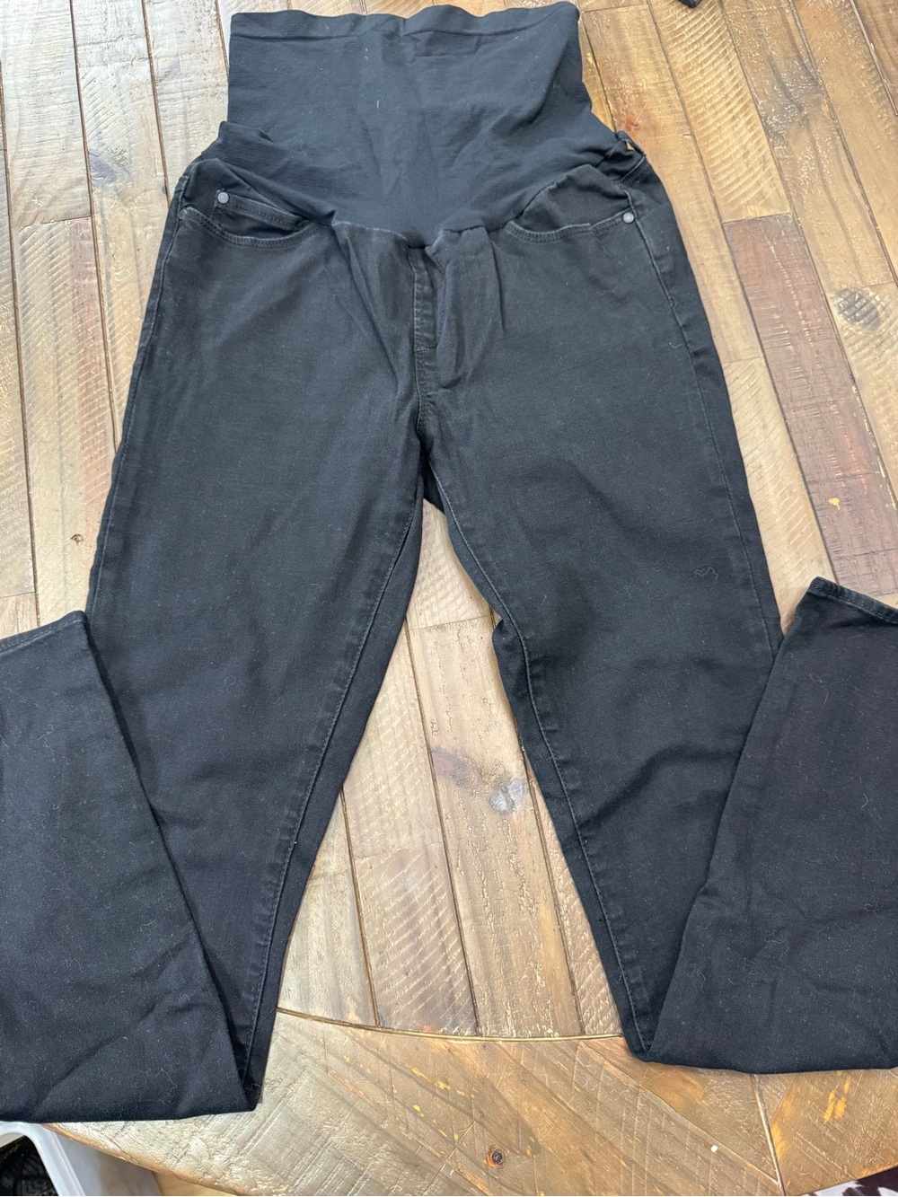 Articles Of Society Black Maternity Jeggings with Stretch Waist